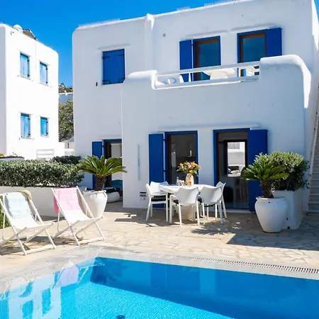 別荘 Mykonos Pearl House With Pool In The Heart Of Town *