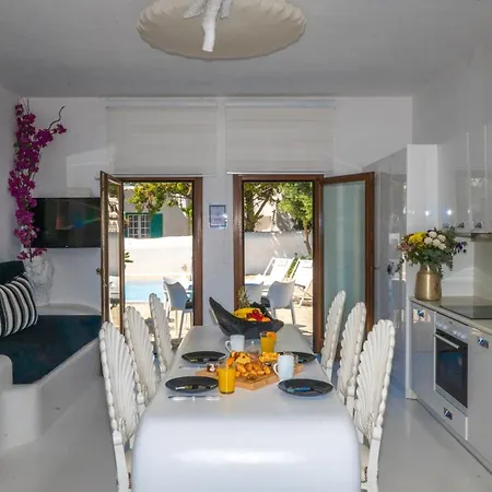 別荘 Mykonos Pearl House With Pool In The Heart Of Town *